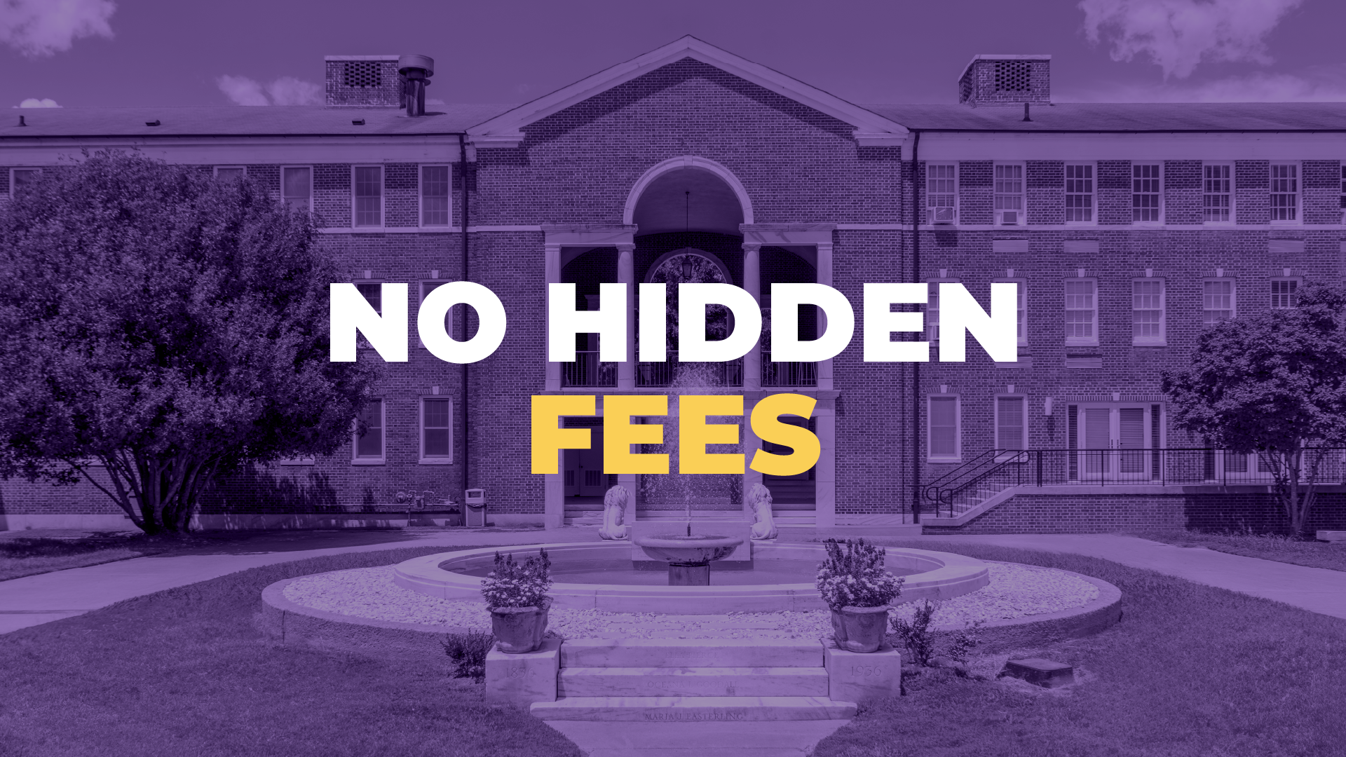 No Hidden Fees