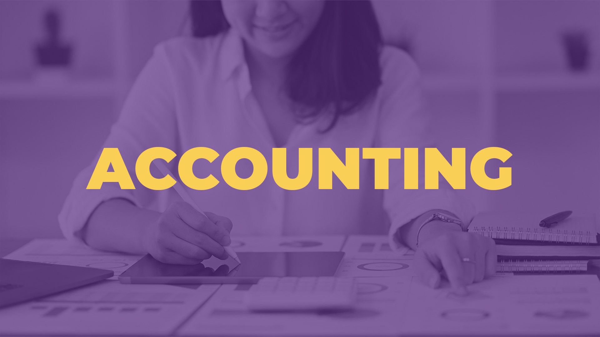 Accounting Student In Work Space