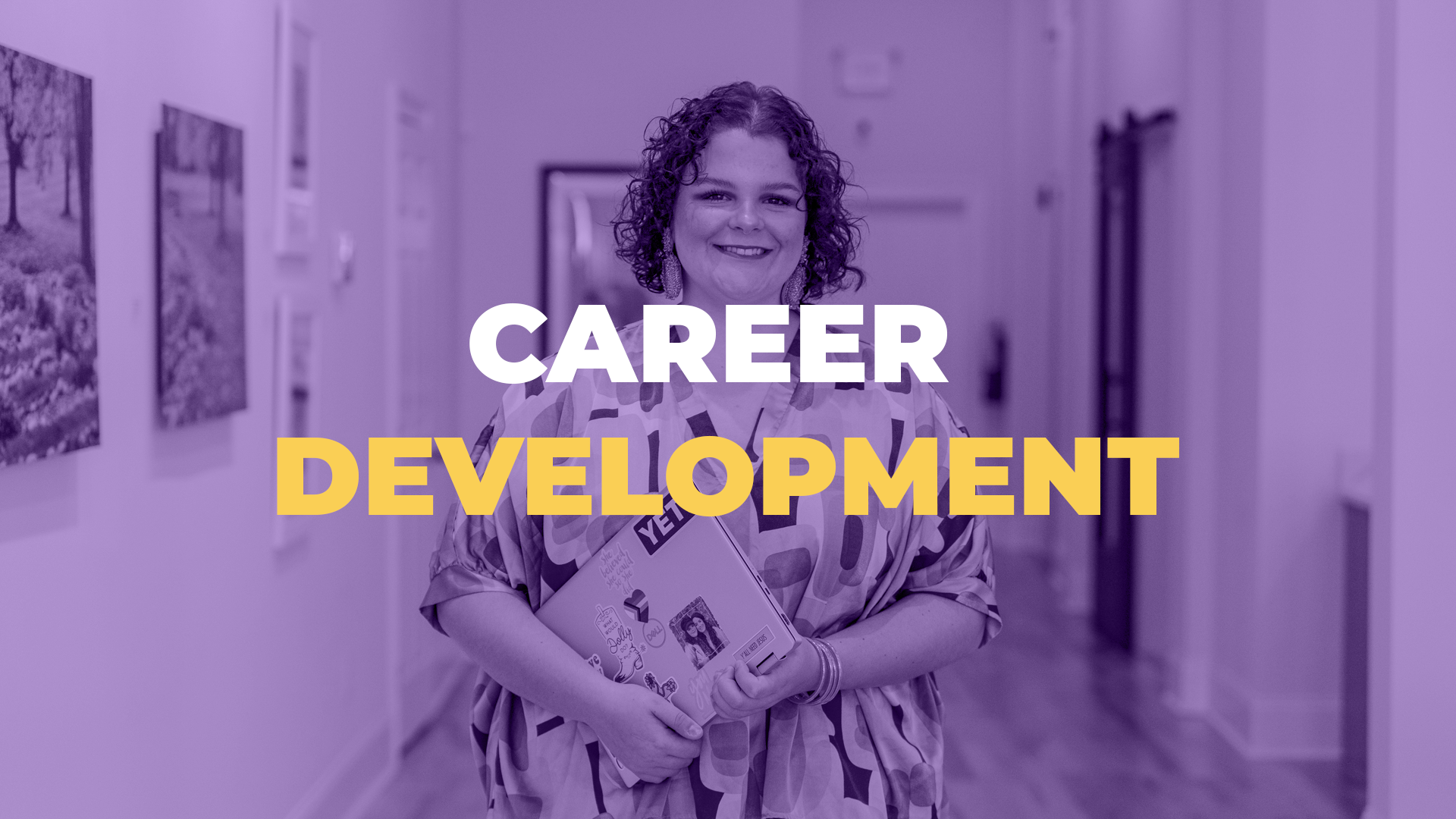 Career Development Purple Tile