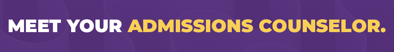 meet your admissions counselor