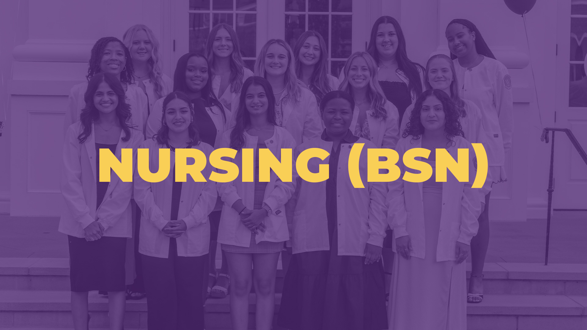 Nursing Students in Group Wearing White Coats