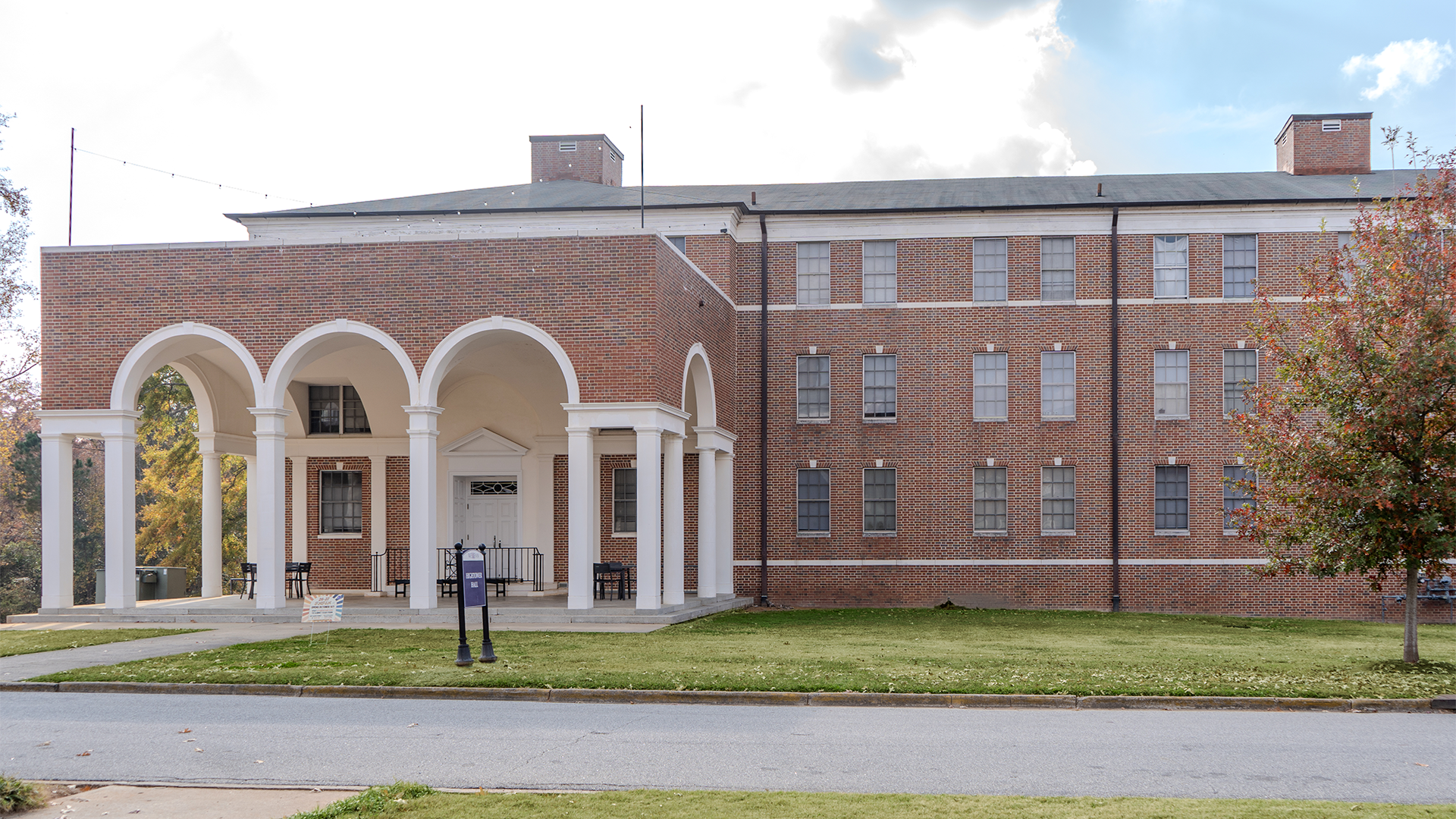 Exterior of Hightower Hall Exterior shot of Hightower Hall