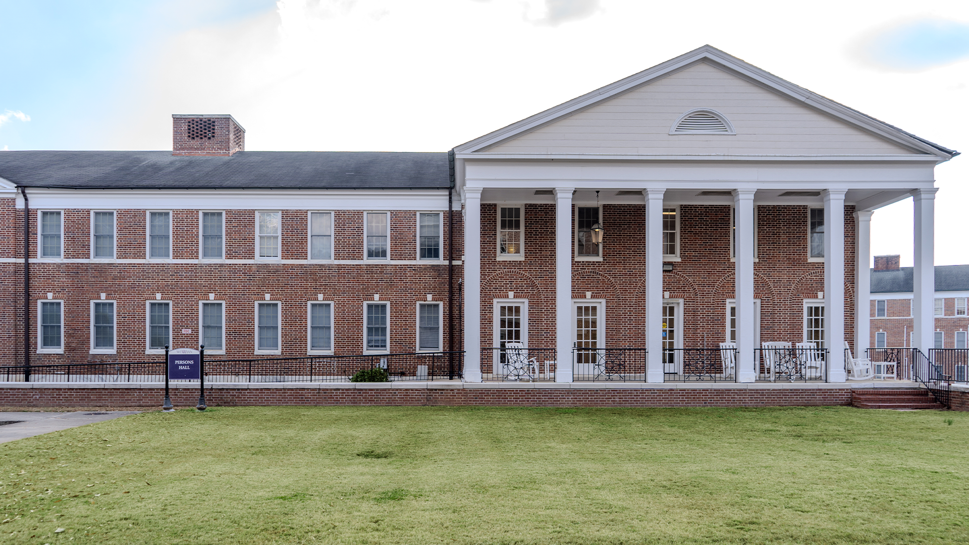 Persons Hall Exterior Exterior shot of Persons hall
